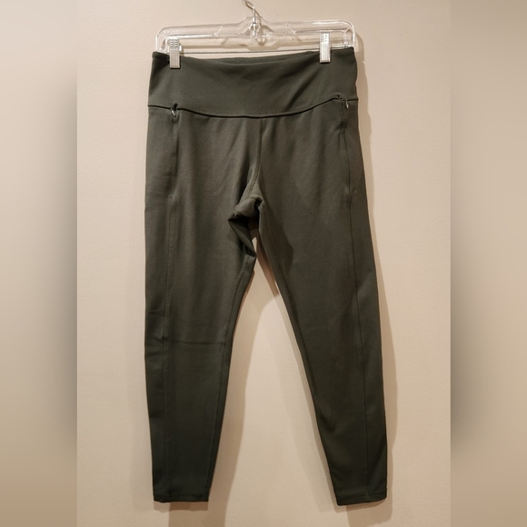 DANSKIN - Olive Green High-Waisted Leggings - Picture 1 of 5